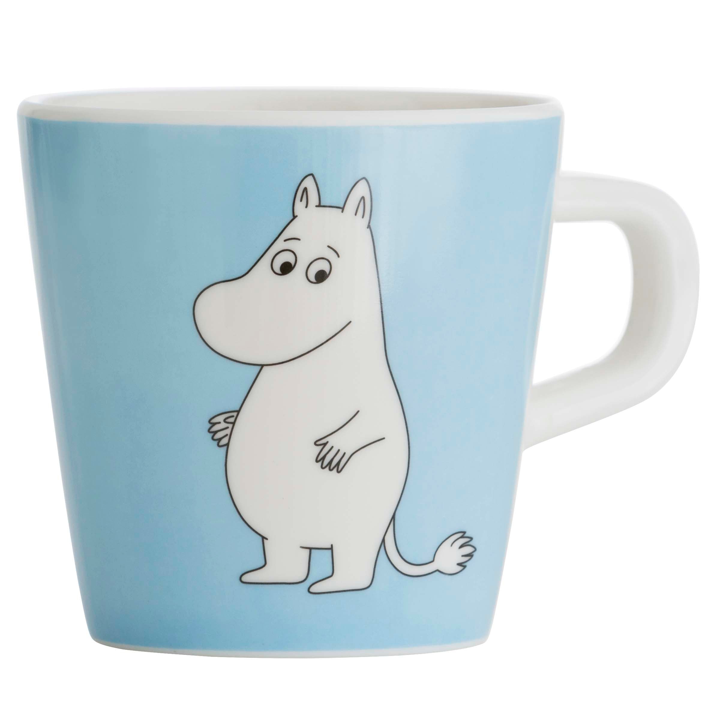 Moomin mug "Water & Bath", blue