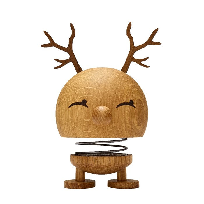 Hoptimist Wood Large Reindeer Bimble Oak