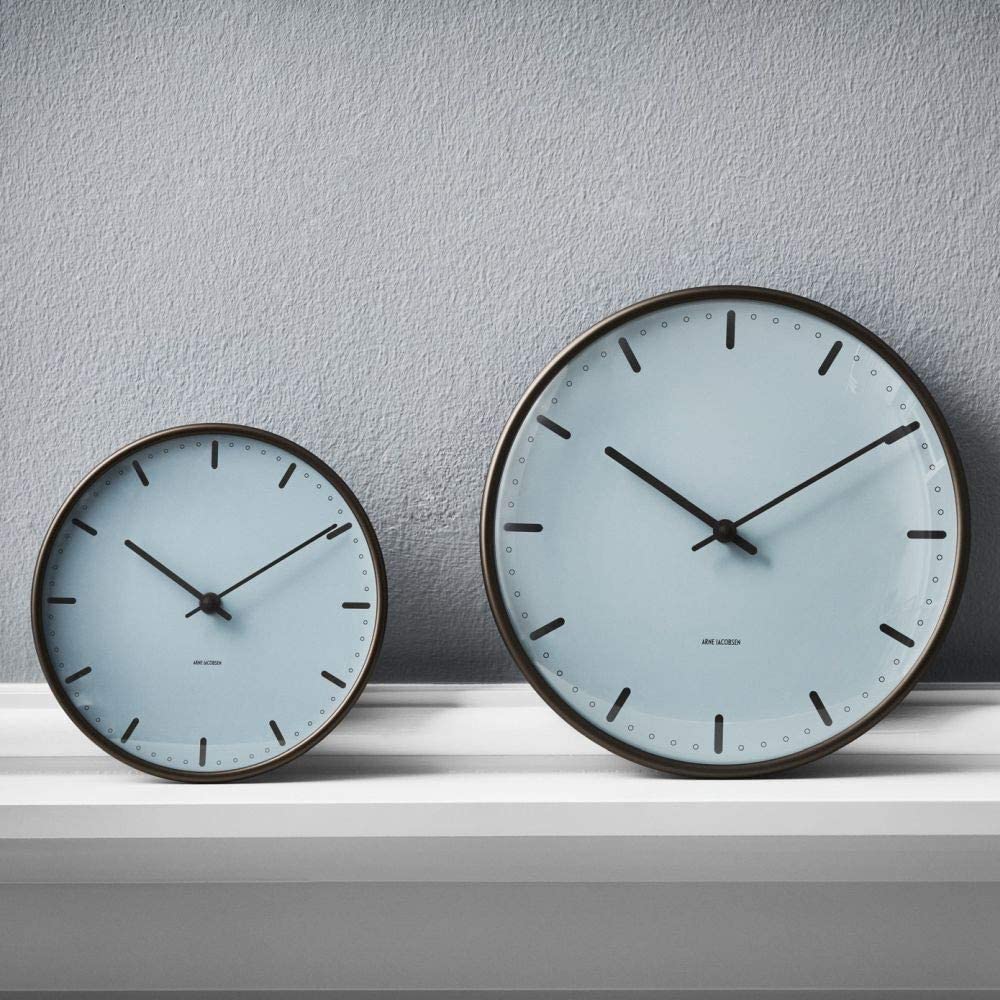 Arne Jacobsen City Hall Clock Royal Grey 21 cm / Last one limited edition