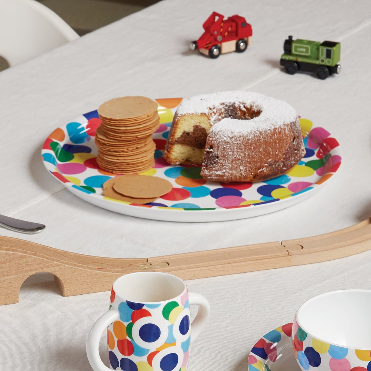 AM40 1 Alessini - Proust Tray in decorated melamine. *