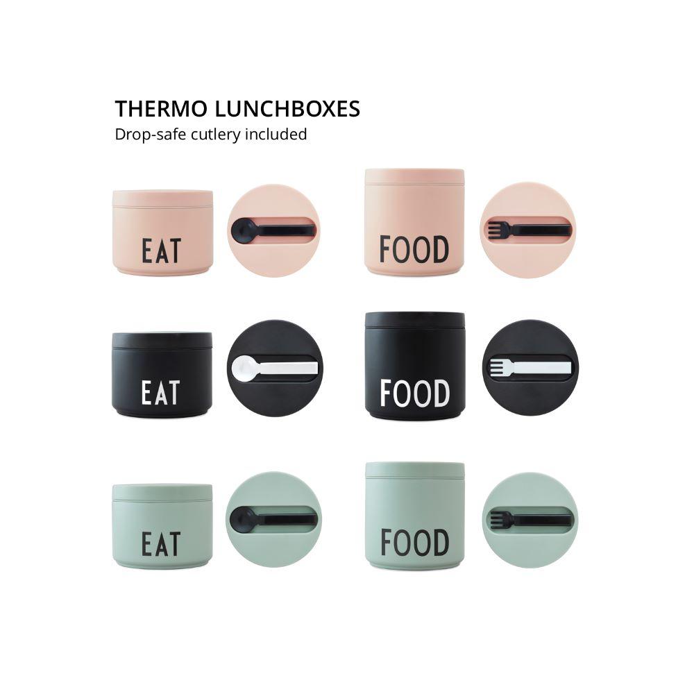 THERMO LUNCH BOX, LARGE BLACK