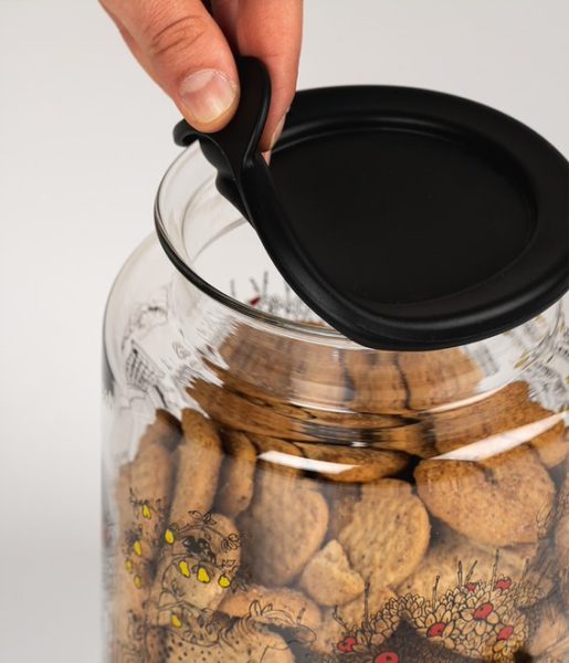 Glass jar with silicone lid 2L, The way home