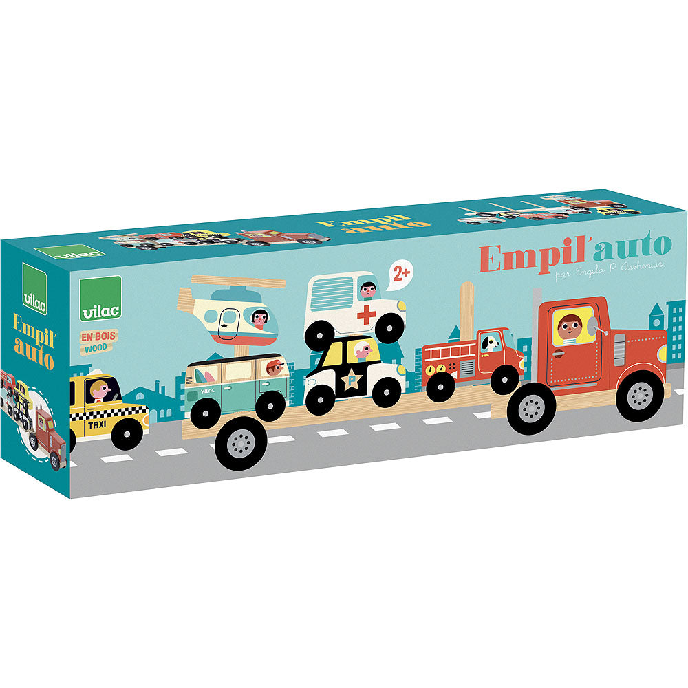 Ingela P. Arrhenius - Vehicle - Stacking Truck and Trailer With Vehicles