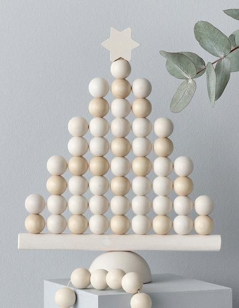 Christmas tree  28 cm Joulukuusi table decoration white