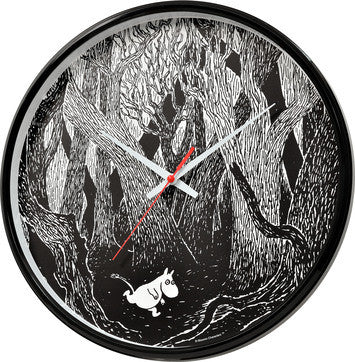 Moomin wall clock Moomin in the forest