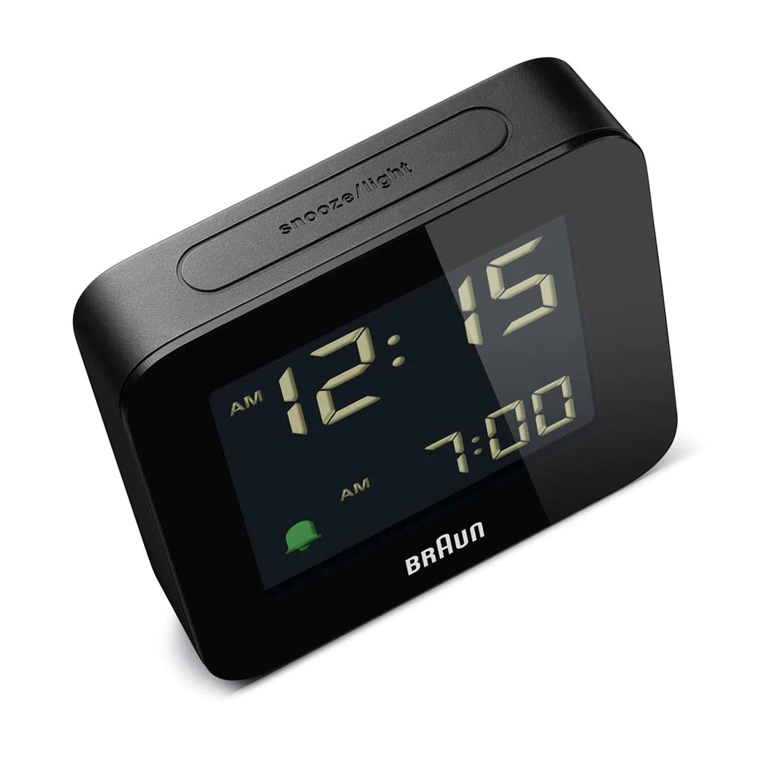BC09B Braun Digital Alarm Clock - Black
