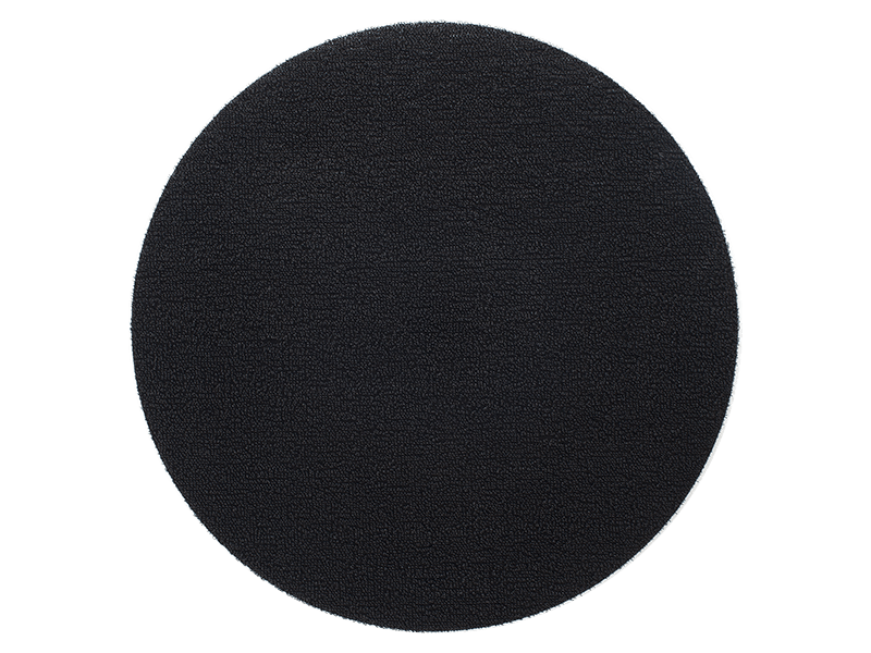Chilewich Shag Mat Dot in Black (Round) 24"