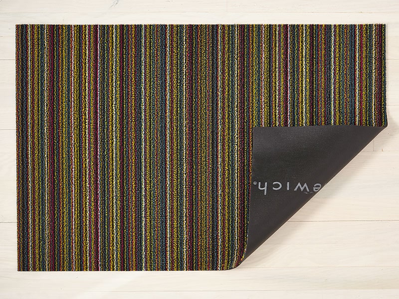 Shag Big Mat Skinny Stripe -Bright Multi 36"x60"