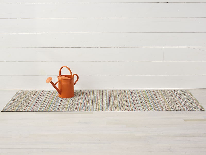 Shag Big Mat Skinny Stripe -Soft Multi 36"x60"