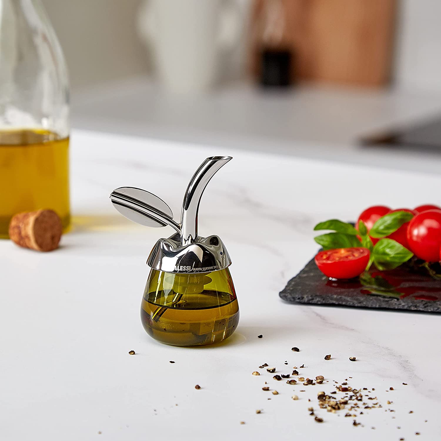 MSA32 Fior d'olio Pourer for olive oil with bottle