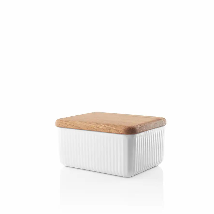 Legio Nova Butter dish with oak lid