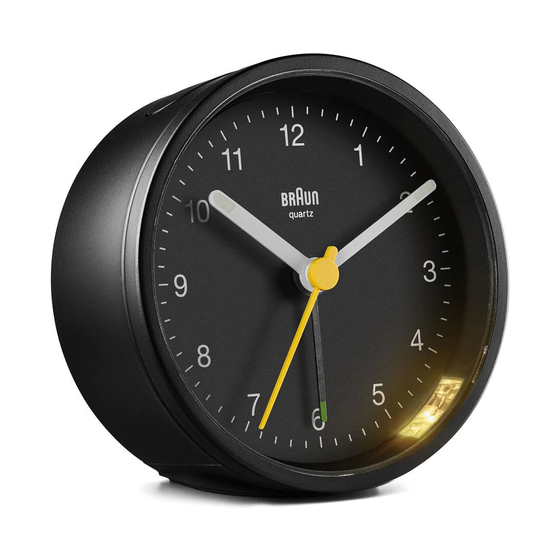 BC12B Braun Classic Analogue Alarm Clock - Black