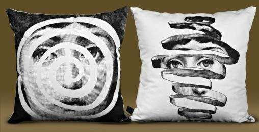 Fornasetti Pillow 16" x 16" Spiral
