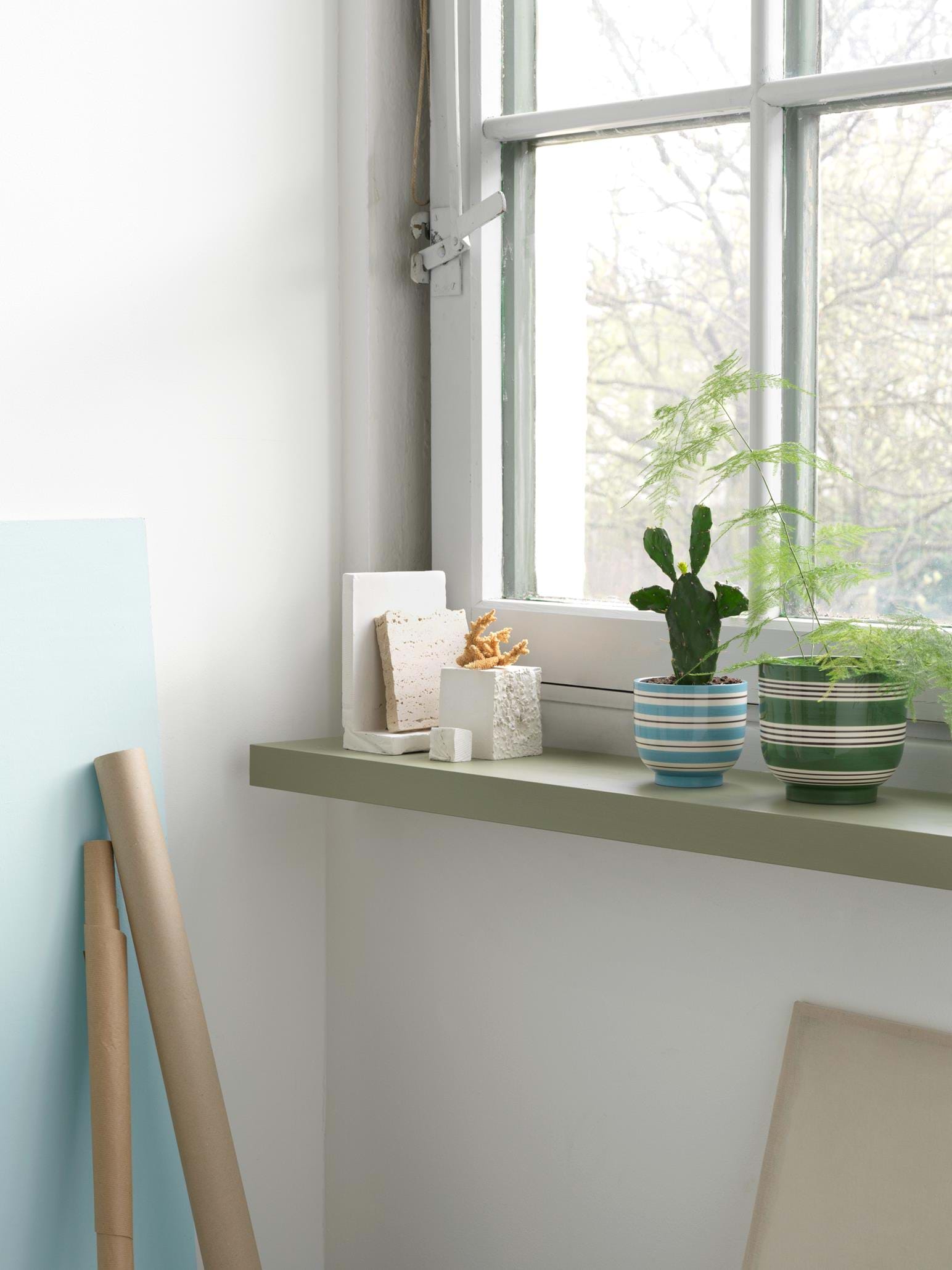 Kähler Omaggio Nuovo Flowerpot Ø12 cm peacock Blue