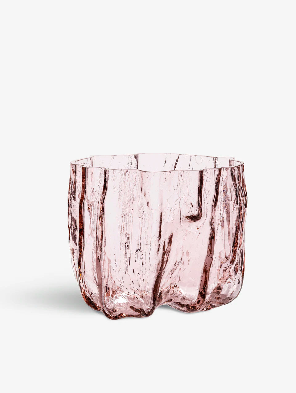 Crackle vase pink Åsa Jungnelius