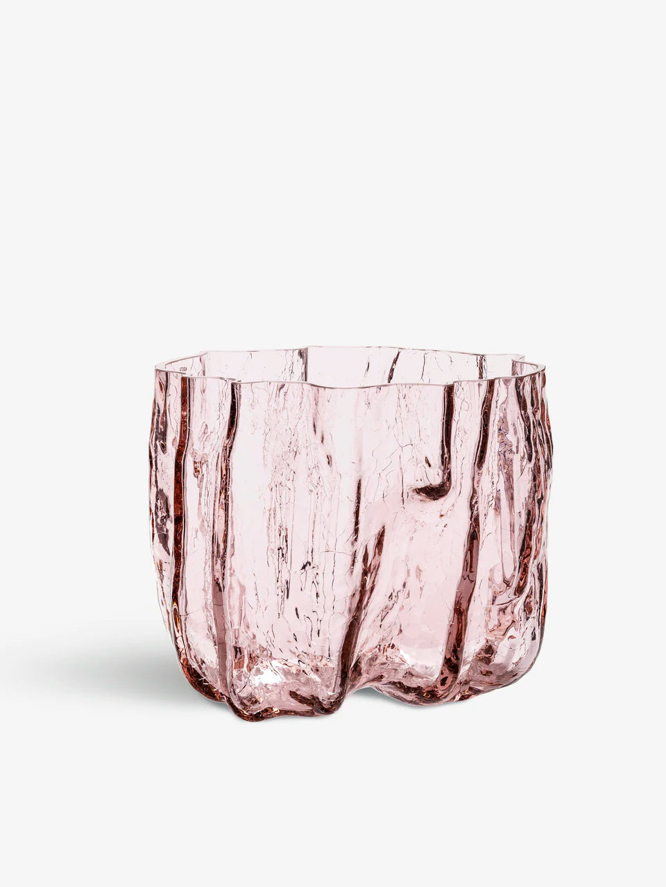 Crackle vase pink Åsa Jungnelius