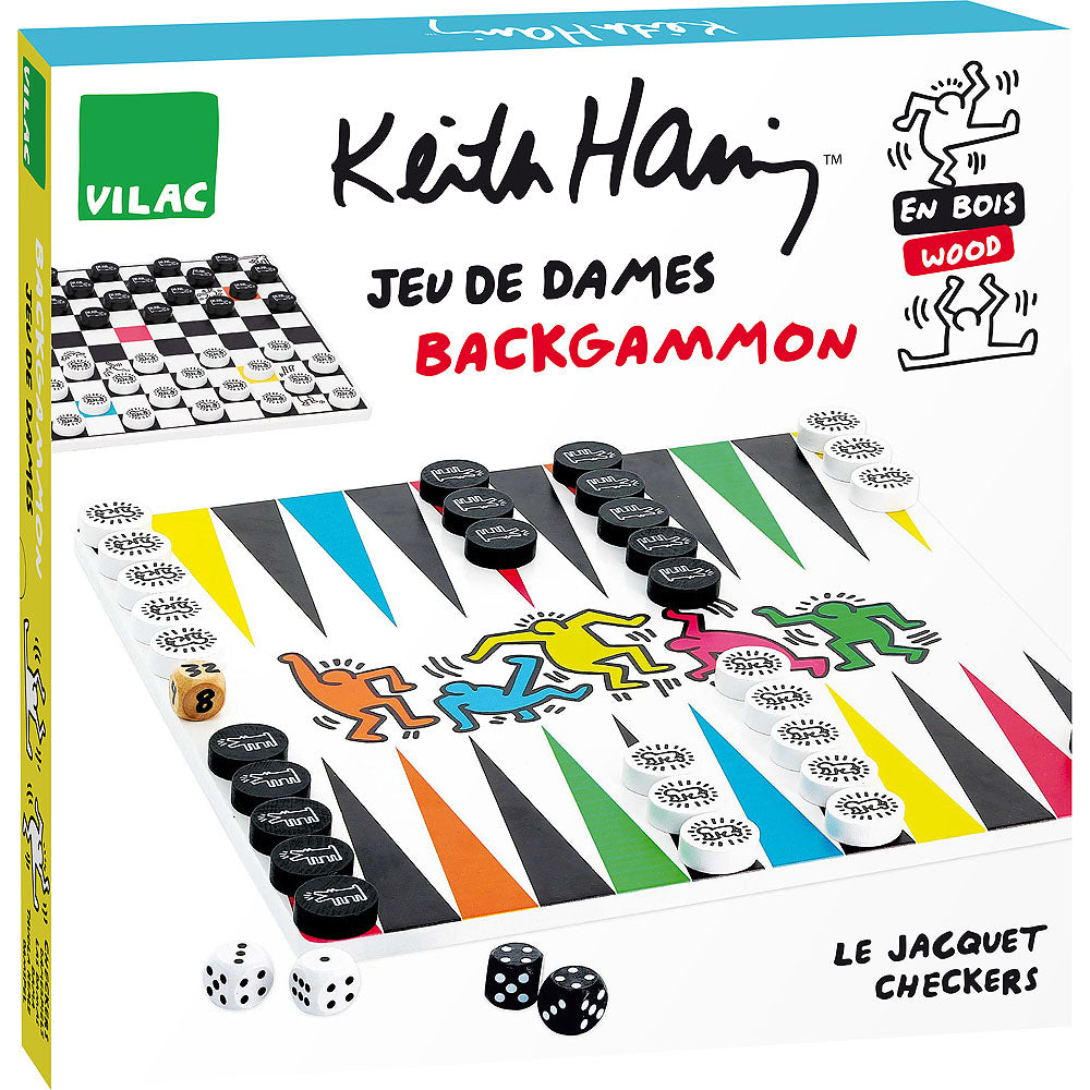 Keith Haring - Checker and backgammon Set