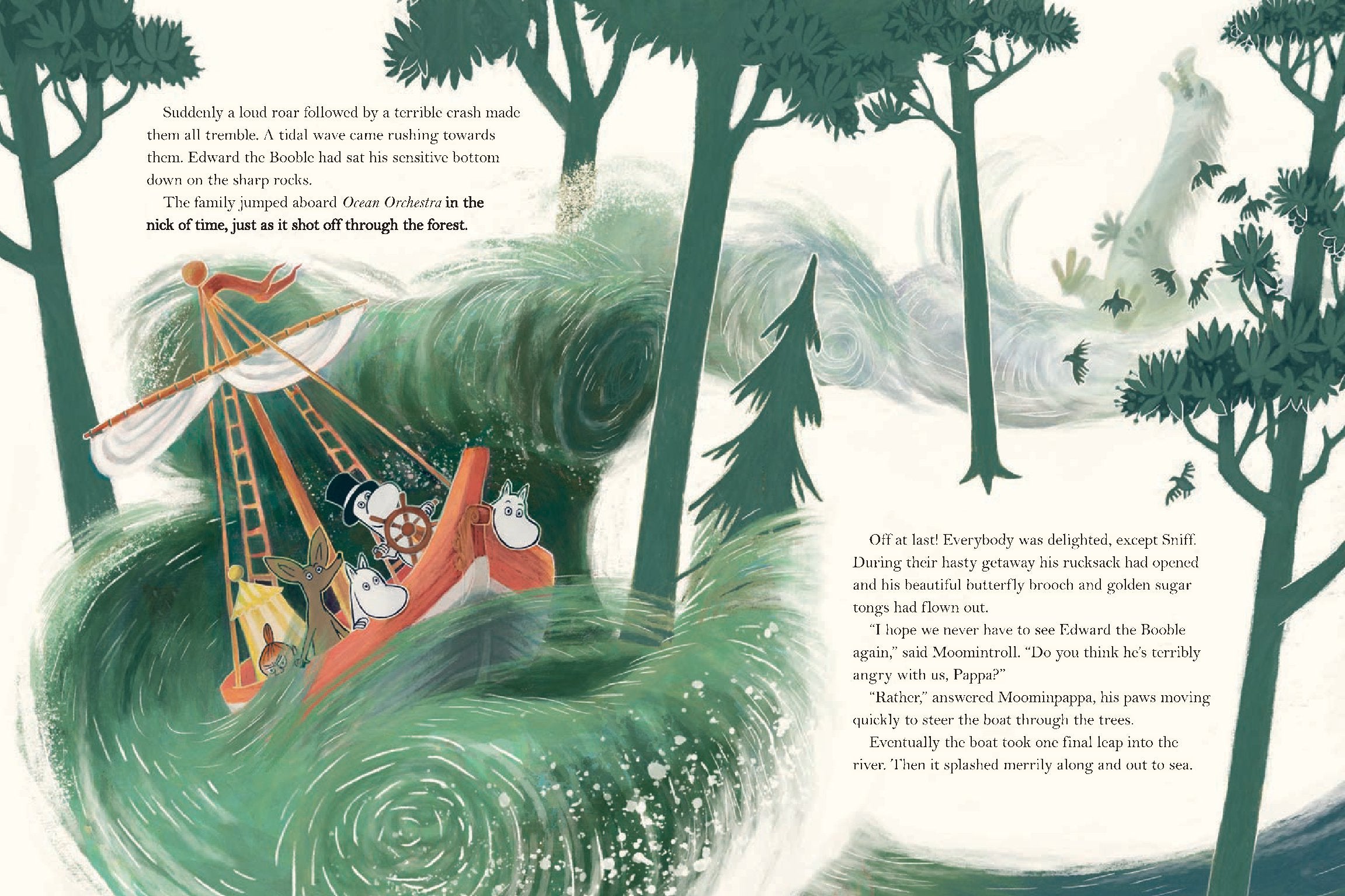 Moomintroll Sets Sail