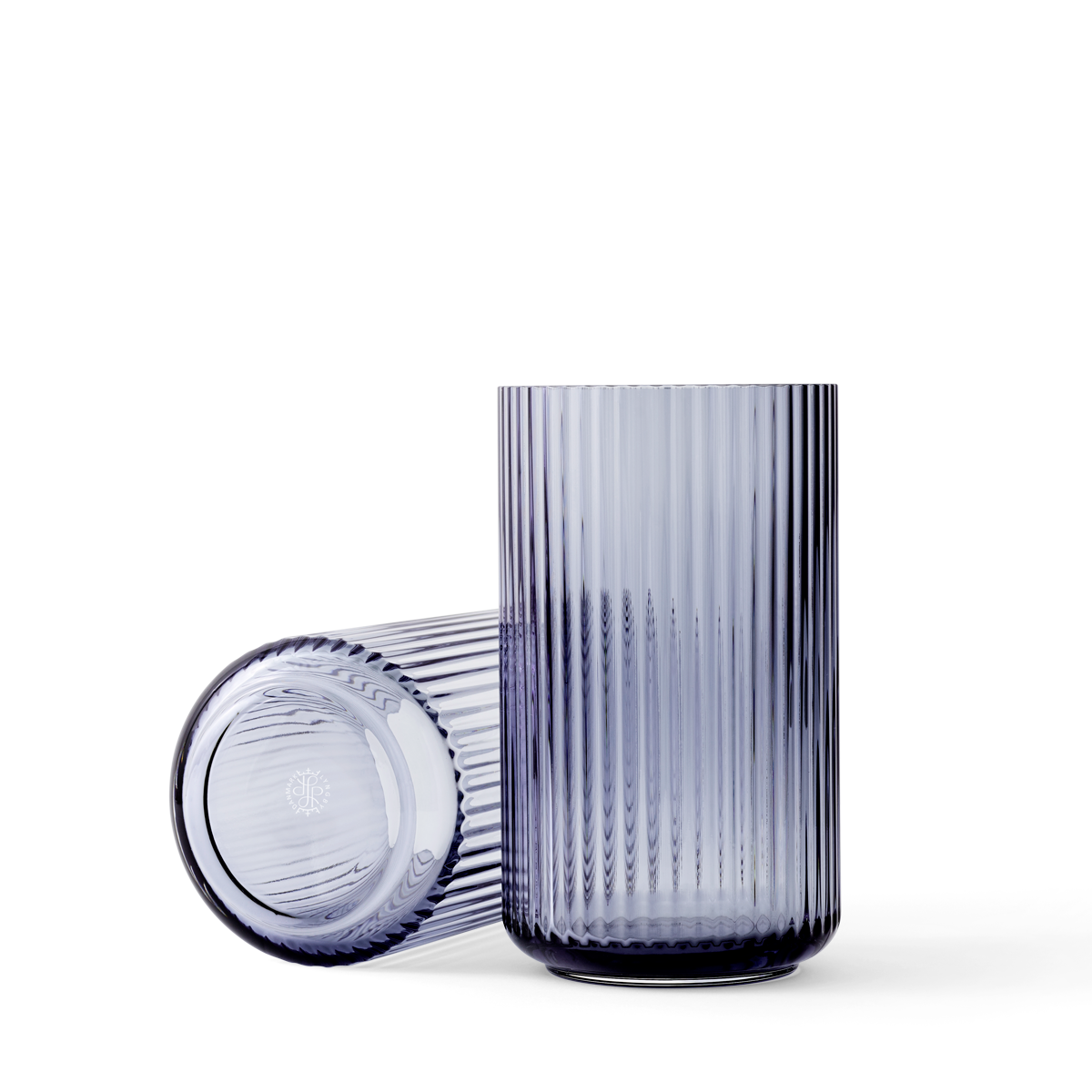 Vase H25 cm Glass Midnight blue *