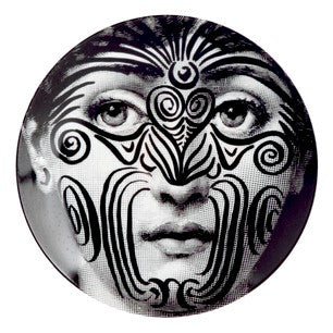 Fornasetti plate Theme & Variations series no 009