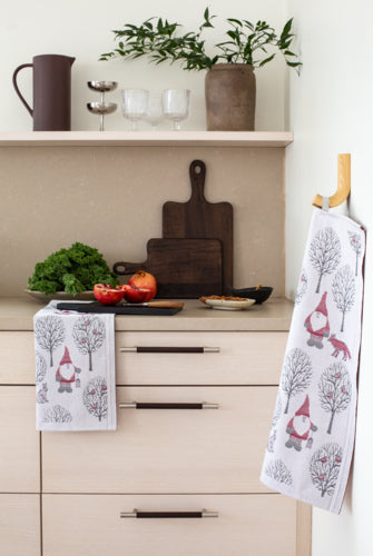 Tea Towel 35X50 cm Christmas TOMTELIV