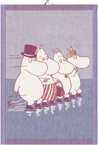 Moomin Tea Towel 35X50 cm SKATING