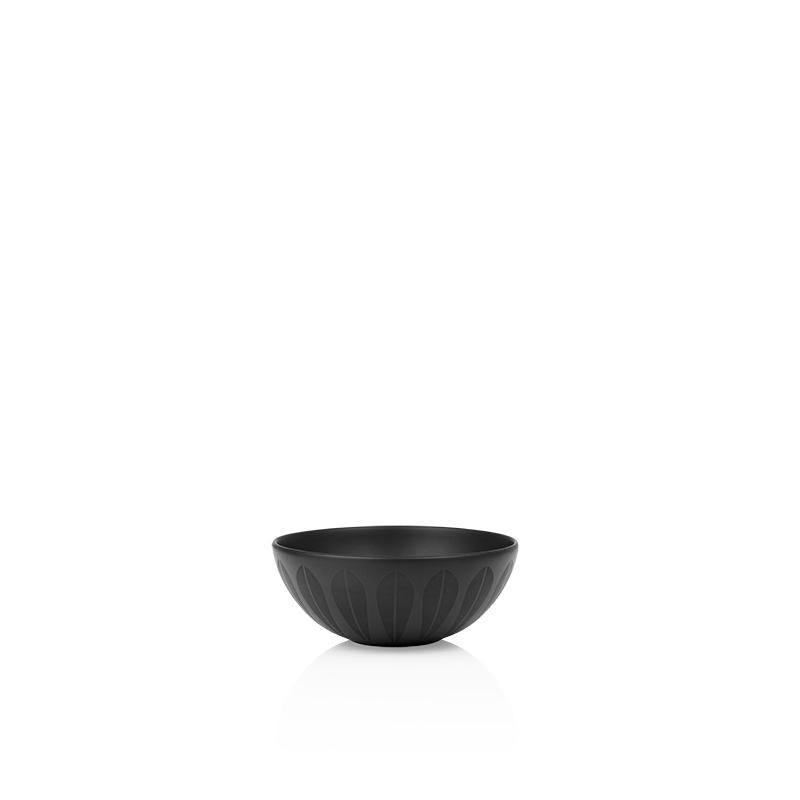 Lotus I Bowl -18cm Trends Ceramic bowl Black with black pattern
