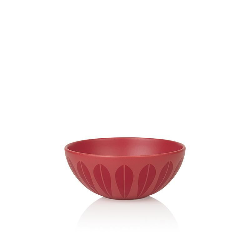 Lotus I Bowl -12cm Trends Ceramic bowl Red bowl with red pattern