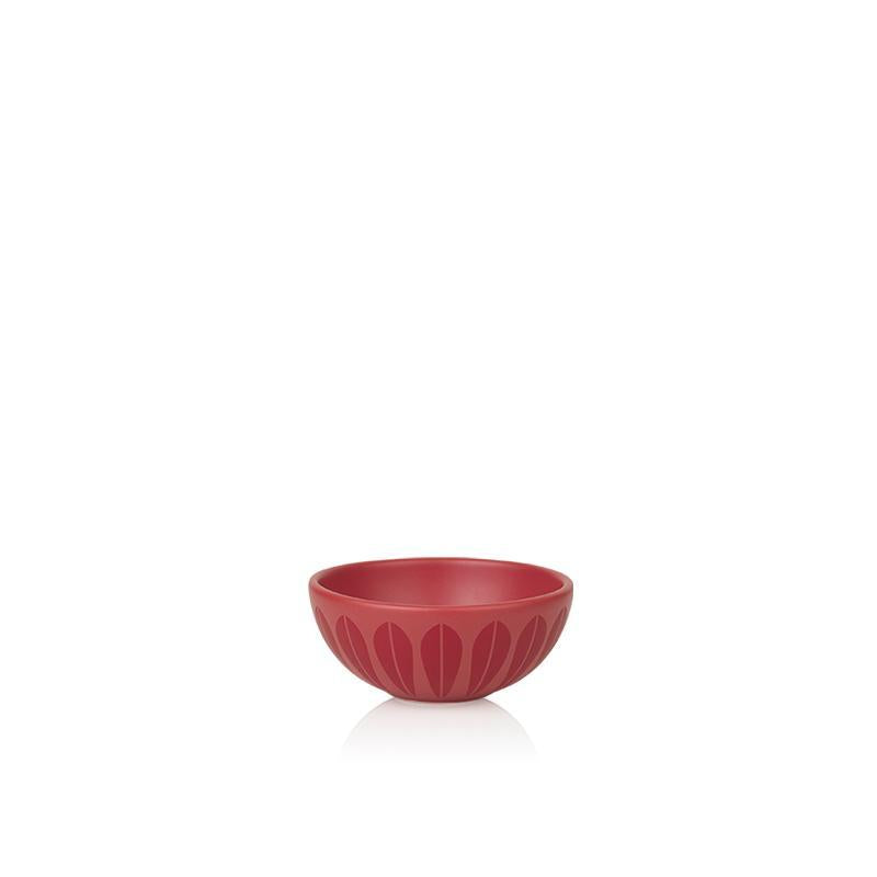 Lotus I Bowl -12cm Trends Ceramic bowl Red bowl with red pattern