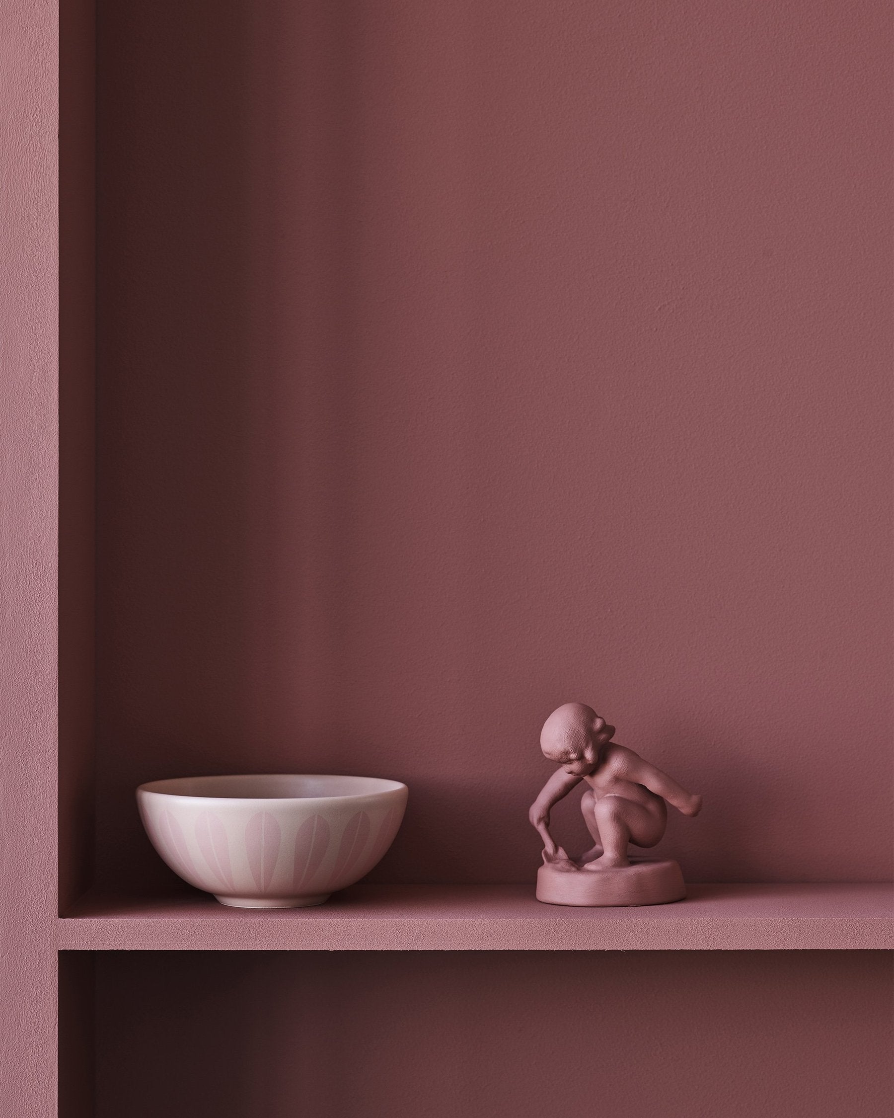 Lotus I Bowl -24cm Trends Ceramic bowl Nude bowl with nude pattern