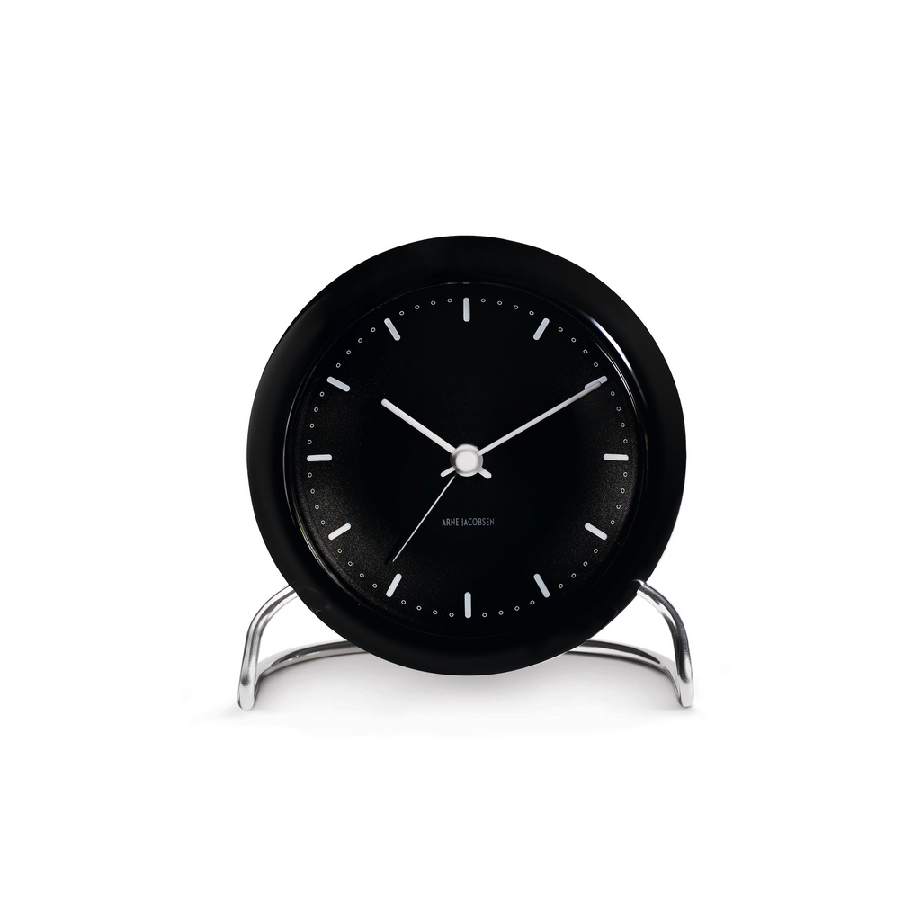 Arne Jacobsen City Hall Alarm Clock - Black — Studio Pazo