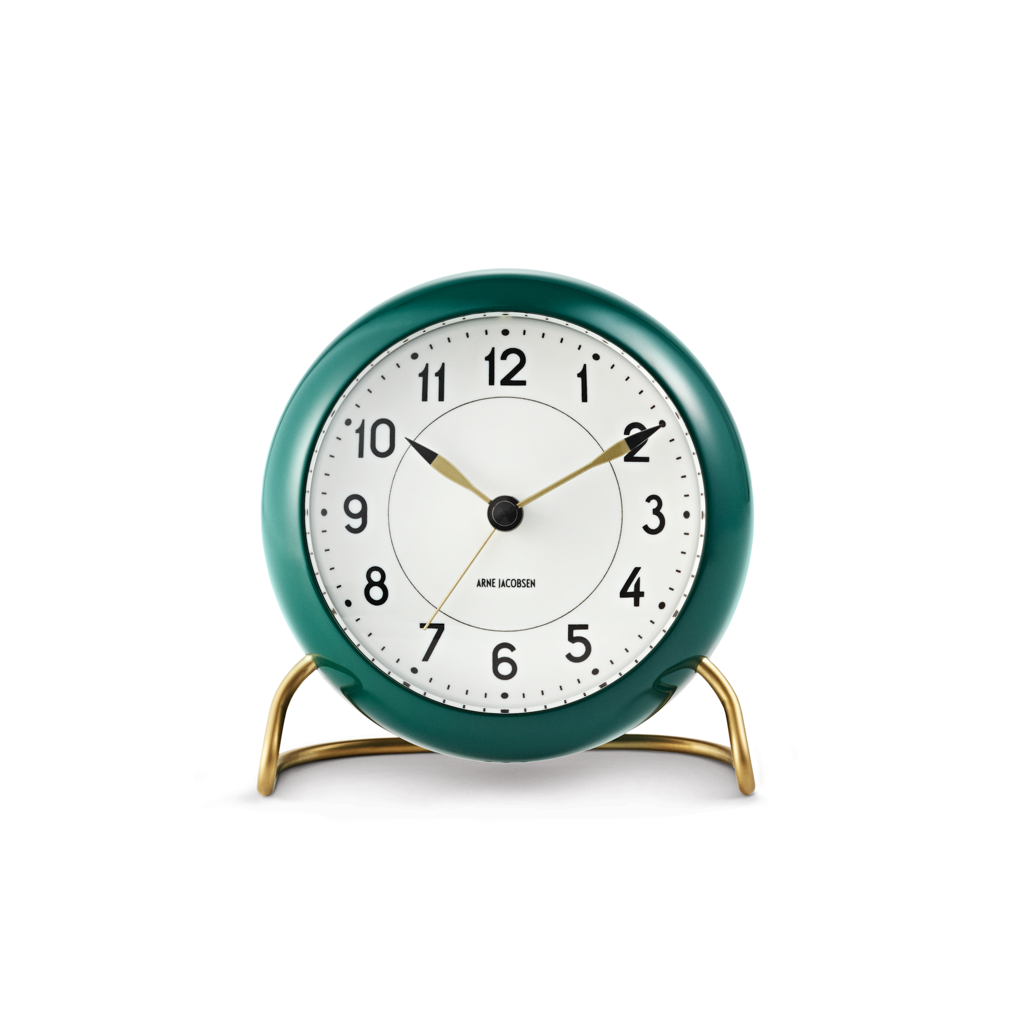 Arne Jacobsen Station Alarm Clock, Green