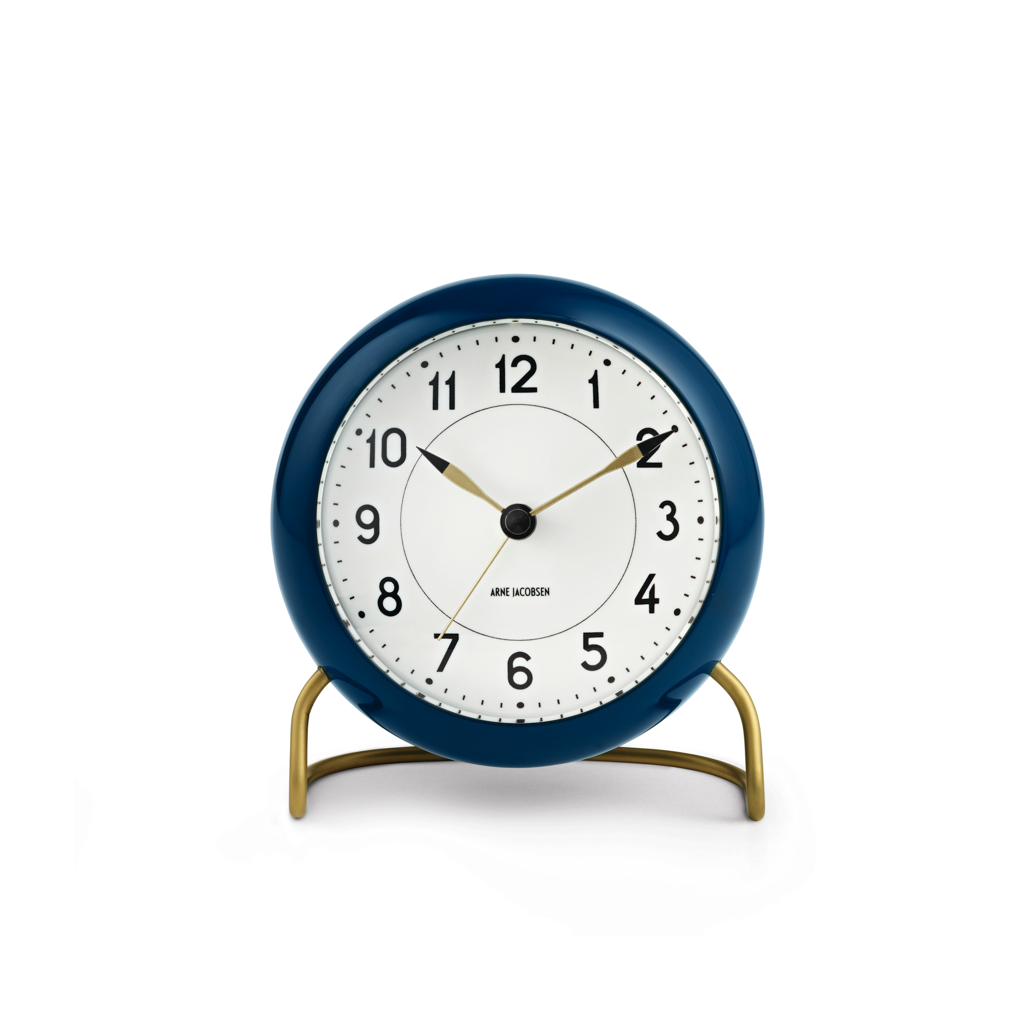 Arne Jacobsen Station Alarm Clock, Blue