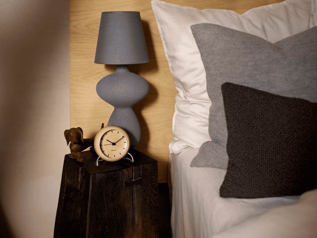 Arne Jacobsen City Hall Alarm Clock - Sandy beige