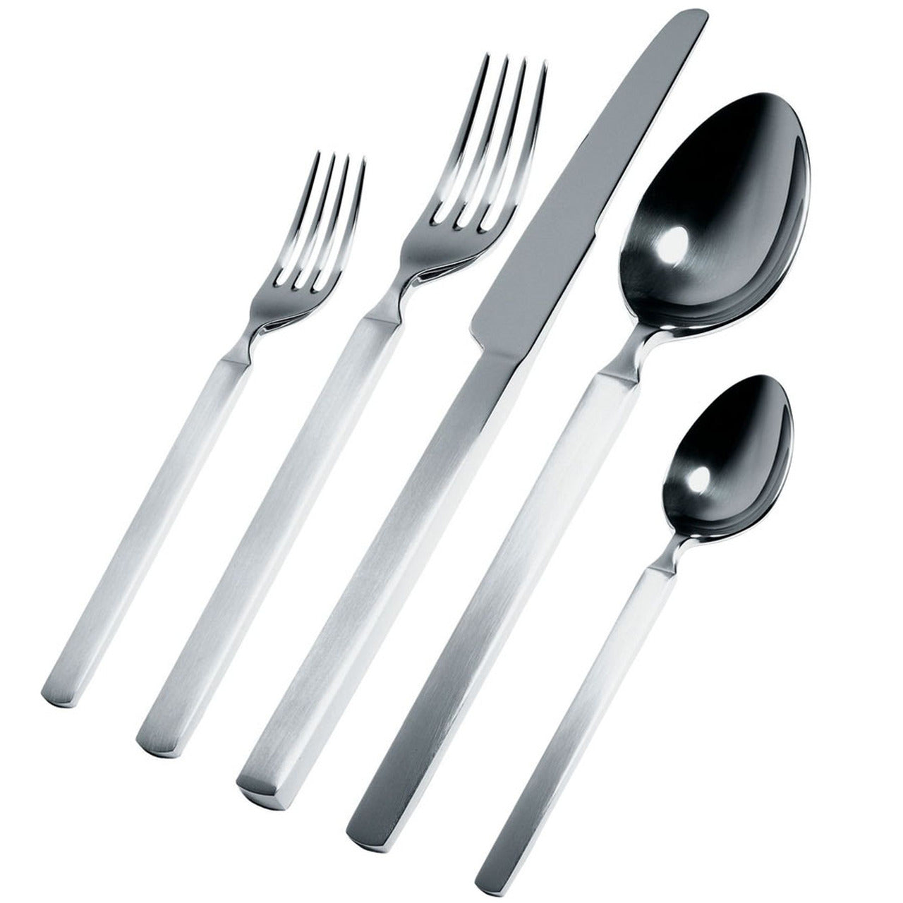 4180S5 Dry Cutlery 5pc setting by Achille Castiglioni