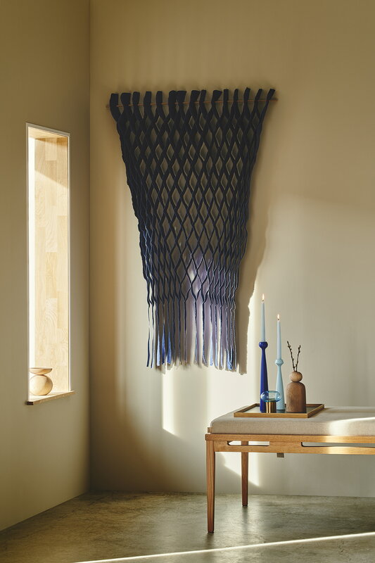 Blossom candleholder Lily -Baby blue