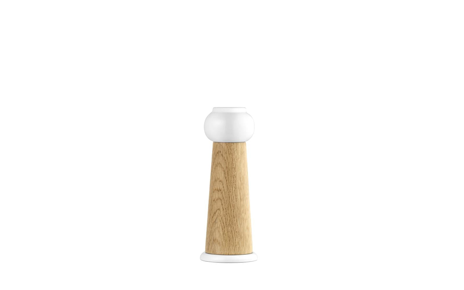 Barrel Salt Mill Small White*