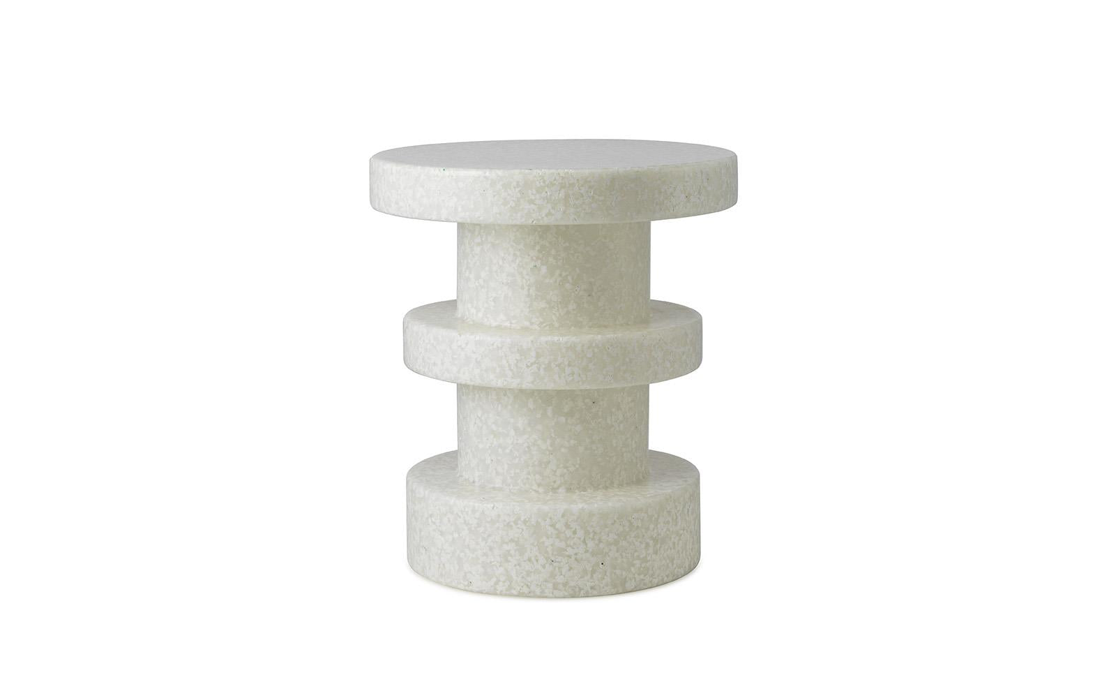 Bit Stool Stack White / White