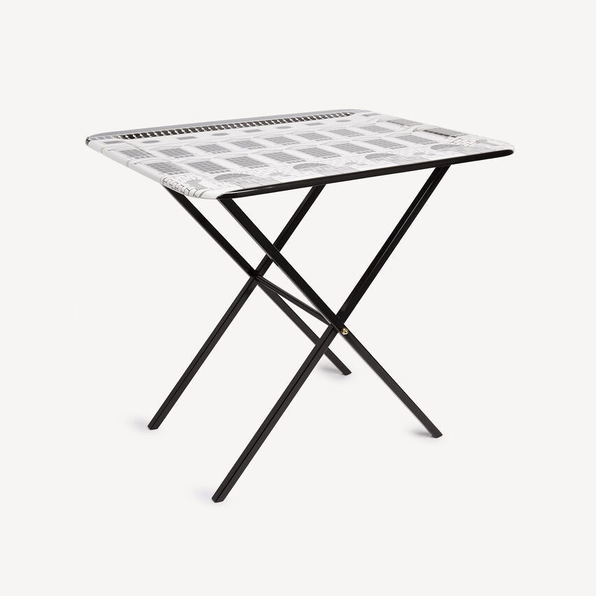 Fornasetti legs for tray wood rectangular 60cmx25cm black