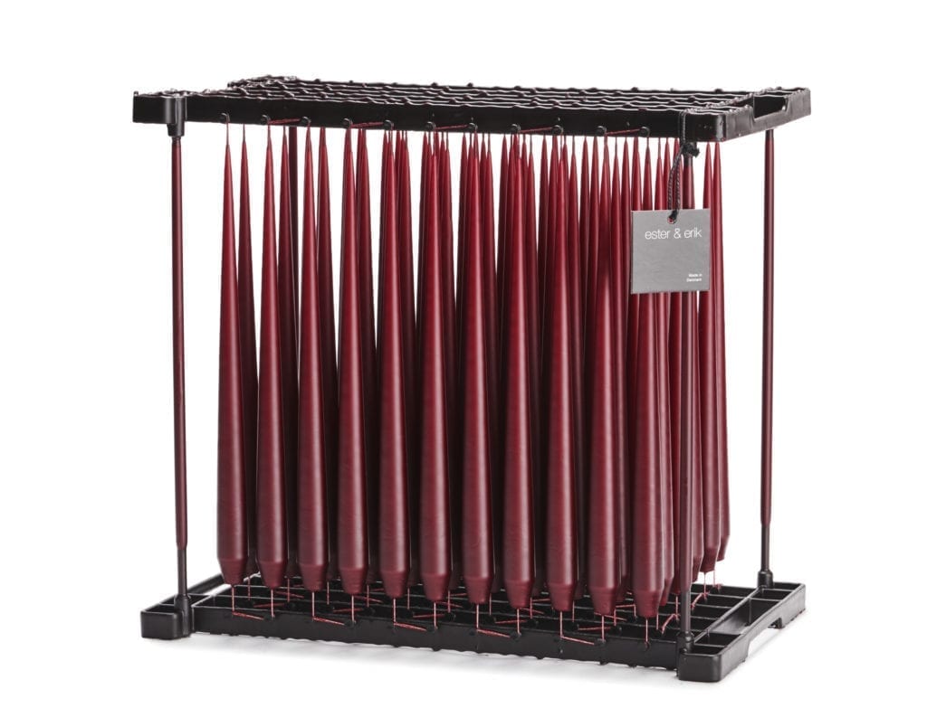 Taper candles 42cm tall pair Ester and Erik Denmark