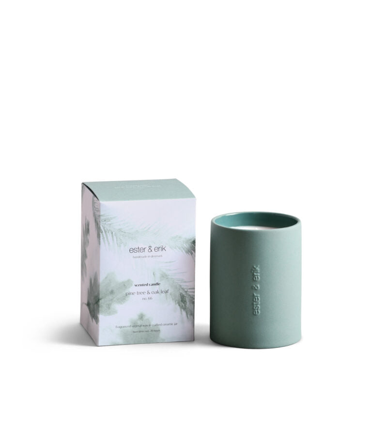 No. 66 pine tree & oak leaf Scented candle