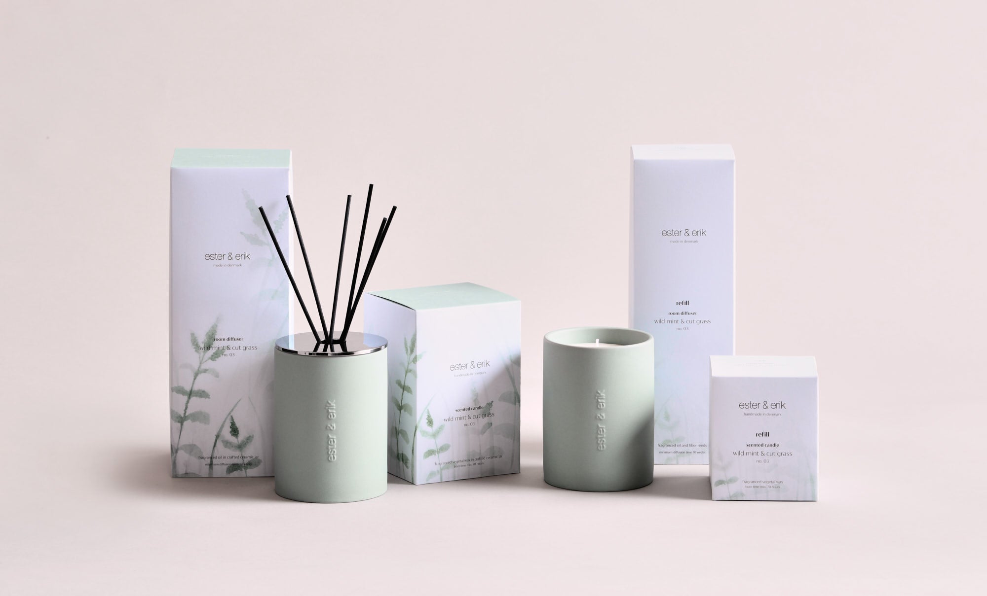 Scented Diffuser No. 03 wild mint & cut grass