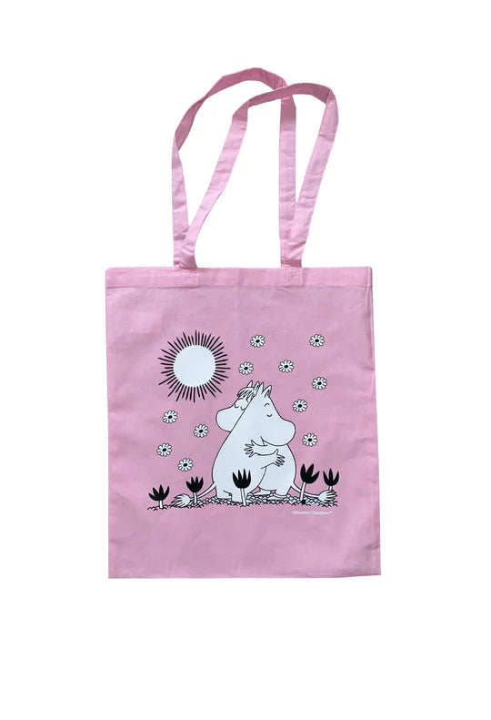 Fabric Bag Moomin Hug Pink