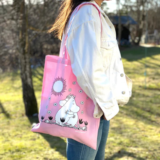 Fabric Bag Moomin Hug Pink