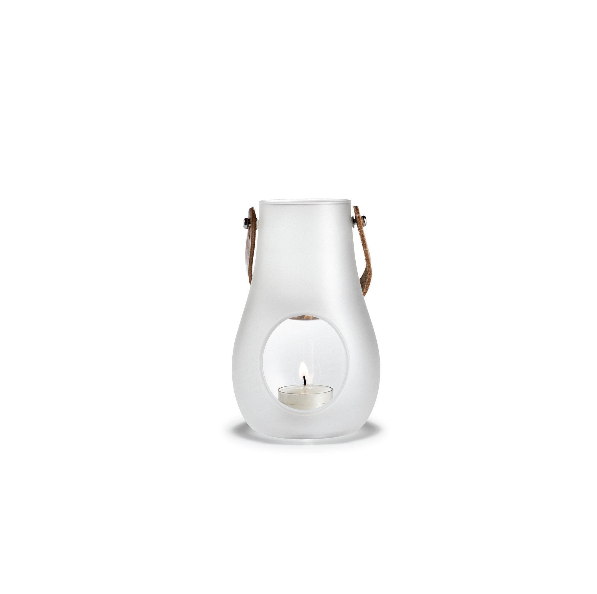 Design with Light Frosted Lantern, 6.3" / 16cm *