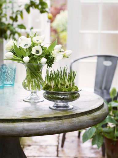Old English Flower Bowl, 7.5"