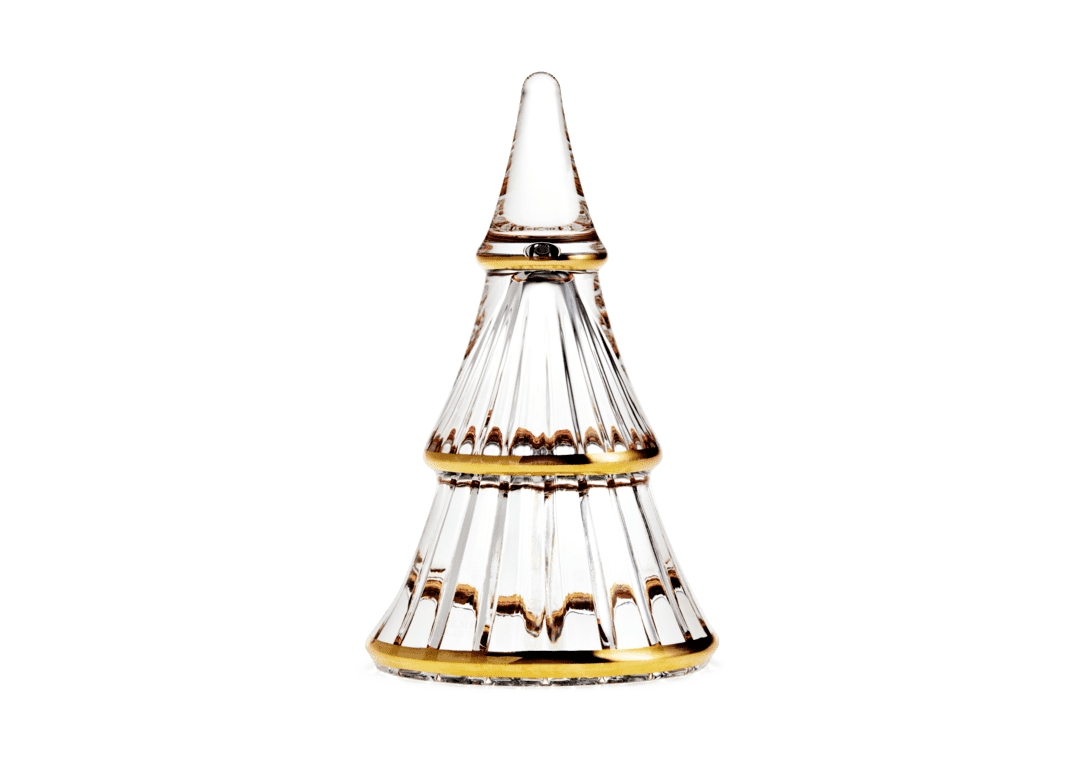 Fairytales Christmas tree large clear with gold Denmark