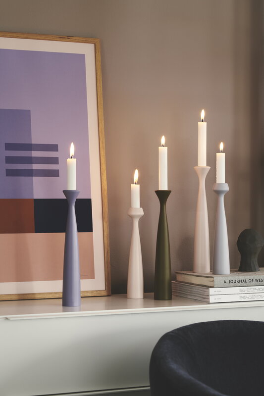 Blossom candleholder Rose -Dark Petrol / Navy