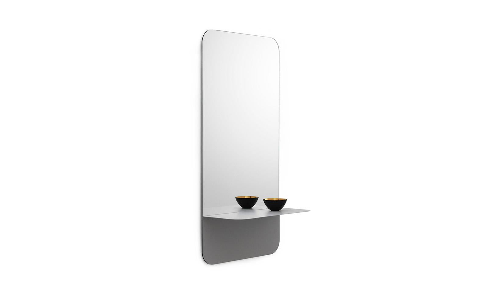 Horizon Mirror Vertical Grey