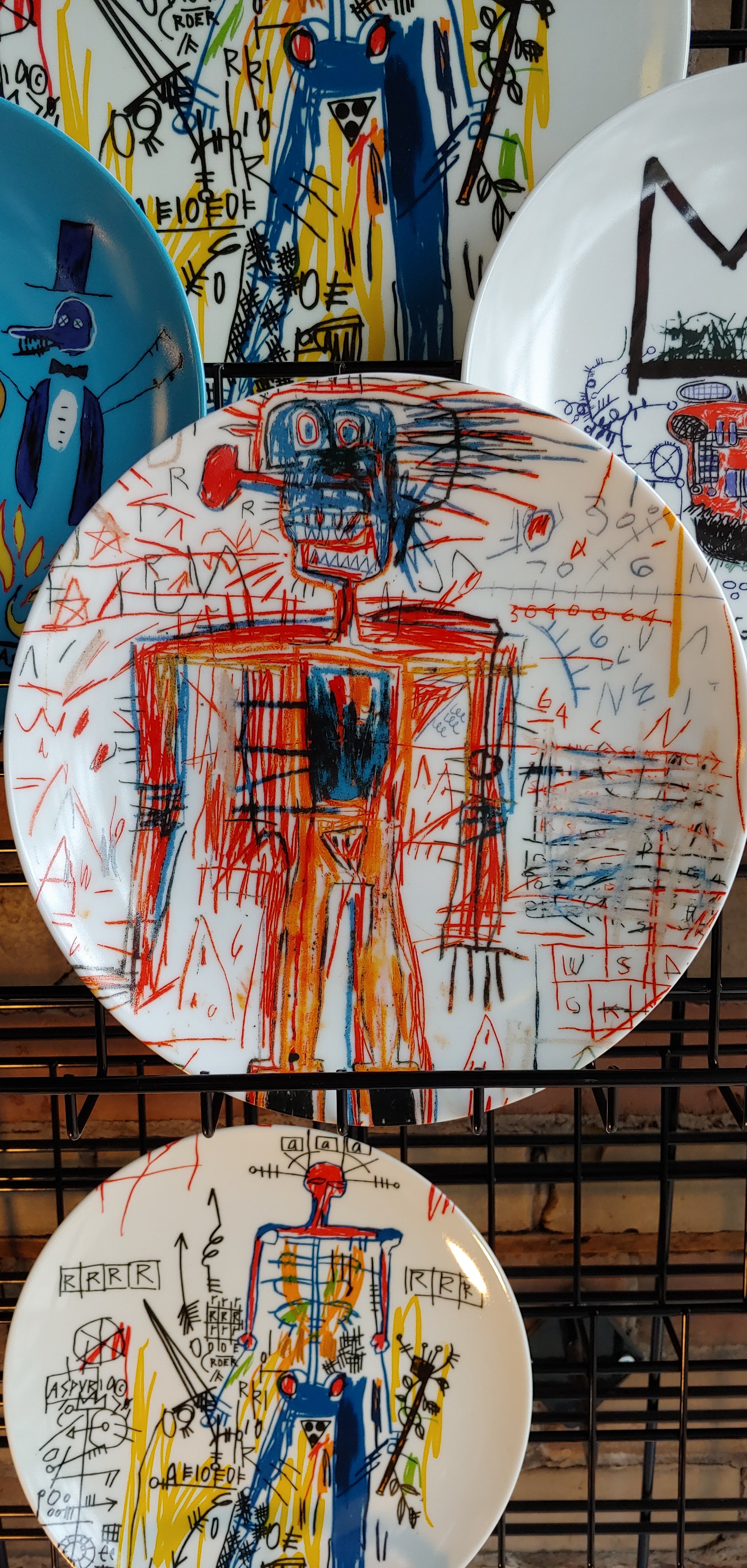 Jean-Michel Basquiat plate Untitled 2